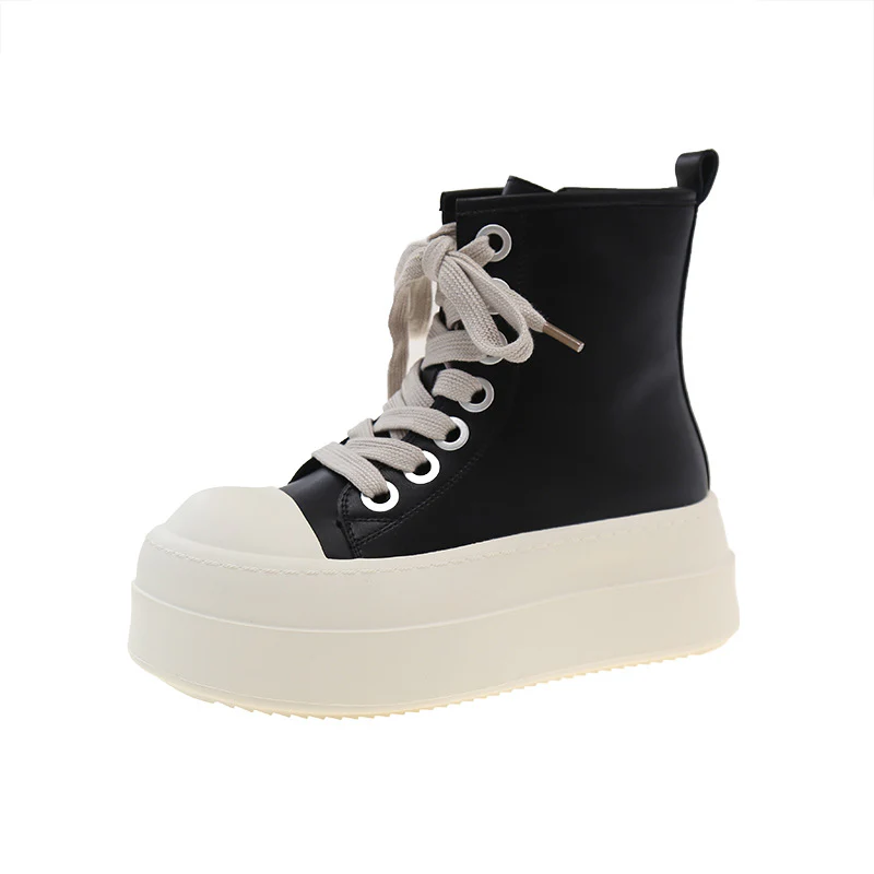 Damen Plattform Sneakers mit modischem Obermaterial und auffälligem Absatz Heidi Mode - Image 5