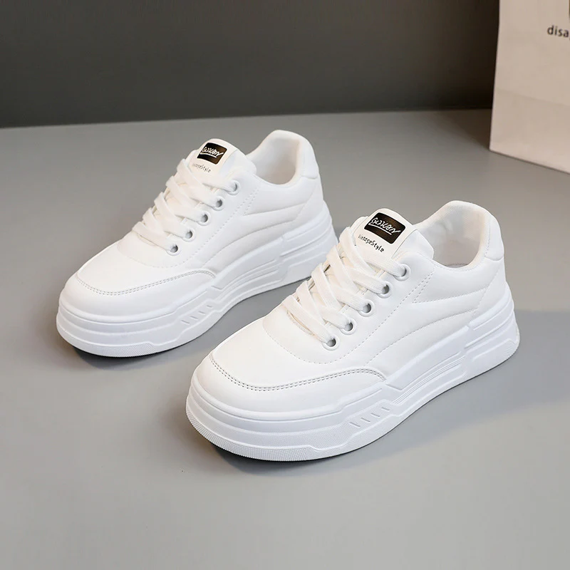 Damen Plattform Sneakers mit robustem Sohlenprofil und sportlichem Design Heidi Mode - Image 6