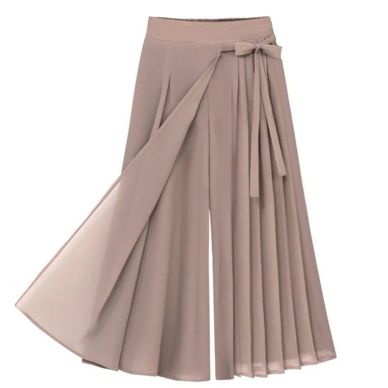 Damen Plisseerock mit Taillenband und Eleganter Drapierung Heidi-Mode - Image 5