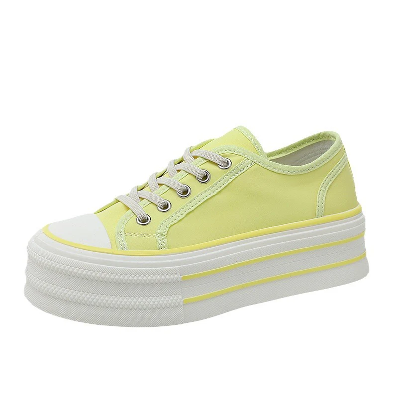 Damen Plüsch Plateau Sneakers mit atmungsaktivem Obermaterial Heidi Mode - Image 5