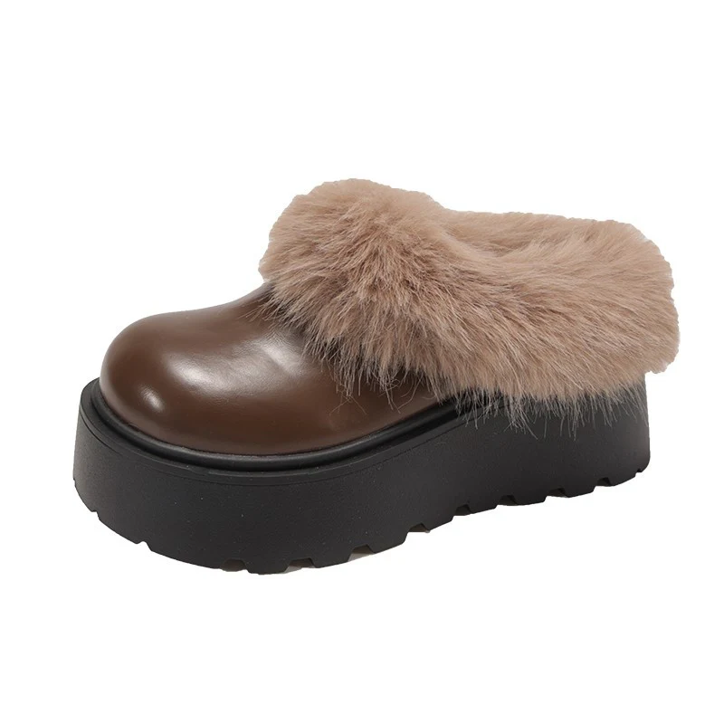 Damen Plüschgefütterte Plateau-Schuhe mit rutschfester Sohle Heidi Mode - Image 5