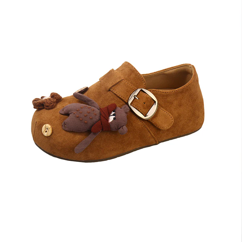 Damen Plüschige Clogs mit verspieltem Tierdesign Heidi Mode - Image 6