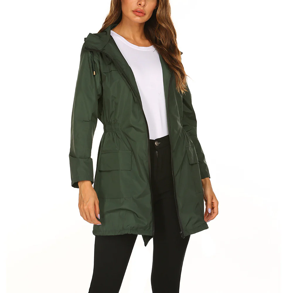 Damen praktische Freizeitjacke mit verstellbarem Bund und großen Taschen Heidi-Mode - Image 4