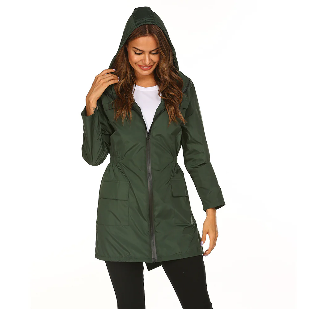 Damen praktische Freizeitjacke mit verstellbarem Bund und großen Taschen Heidi-Mode - Image 6