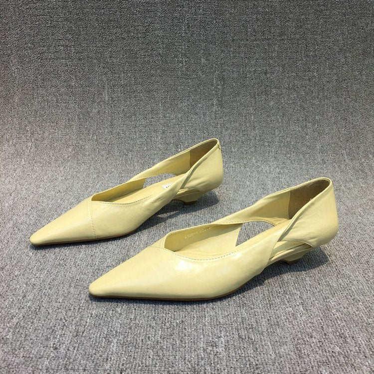 Damen Raffinierte Spitze Ballerinas mit Geschmeidiger Lederoberfläche Heidi-Mode - Image 6