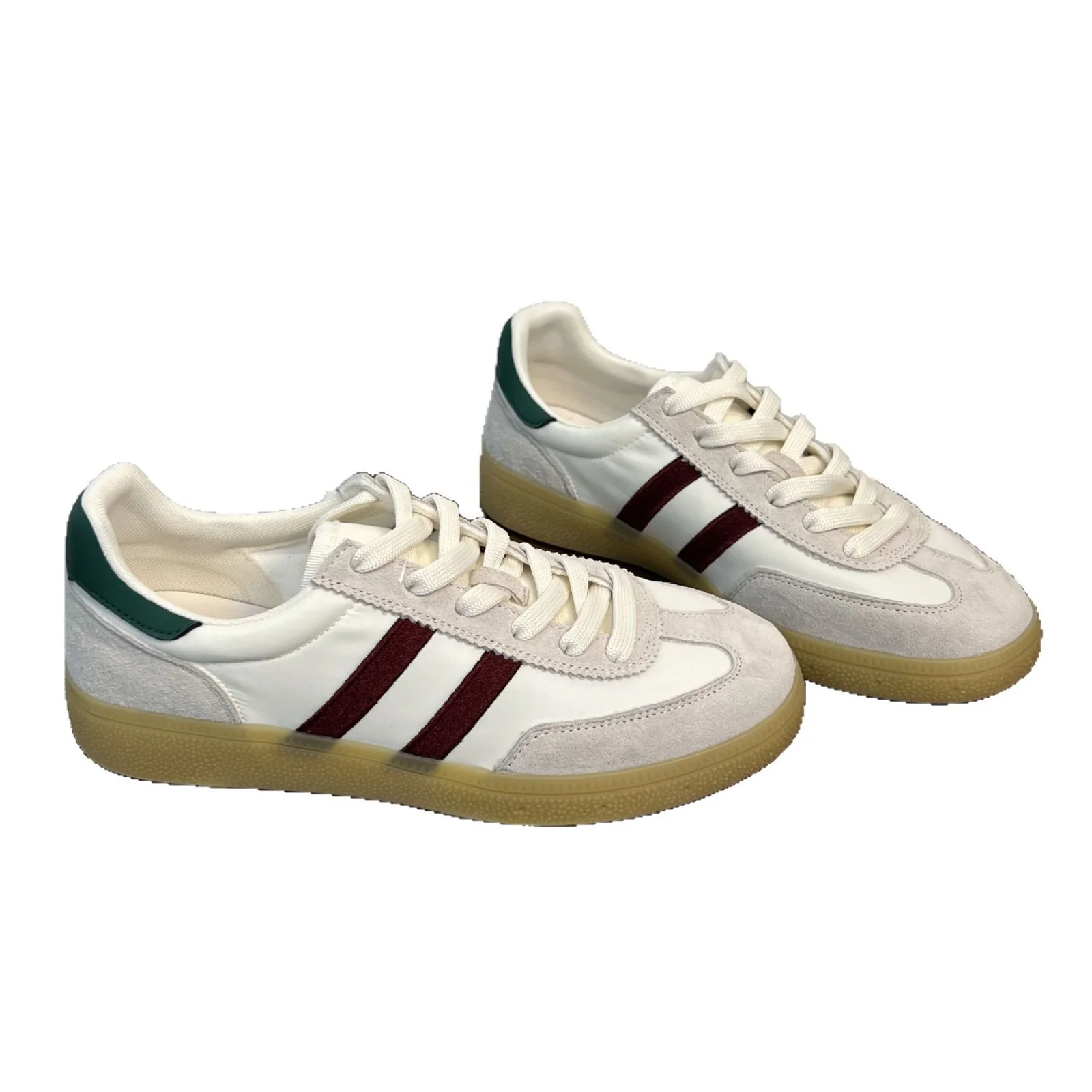 Damen Retro-Inspirierte Sneakers mit modischem Veloursleder und sportlichen Akzenten Heidi Mode - Image 5
