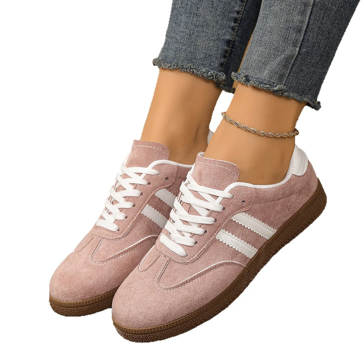 Damen Retro-Laufschuhe mit bequemer Sohle und hochwertigem Obermaterial Heidi Mode - Image 5