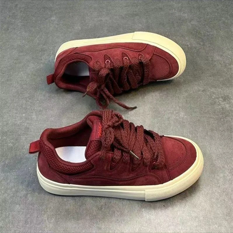 Damen Retro-Lifestyle-Sneaker mit atmungsaktivem Obermaterial und dämpfender Sohle Heidi Mode - Image 3