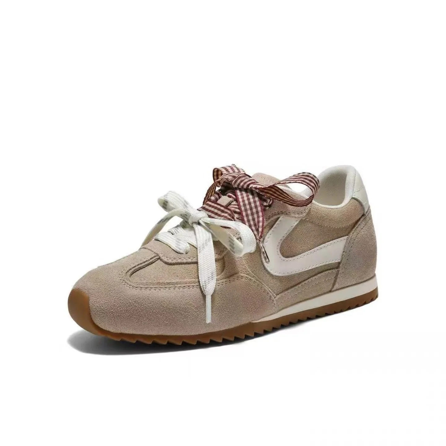 Damen Retro Sneakers mit hochwertigem Wildleder und modischem Riemen Heidi Mode - Image 5