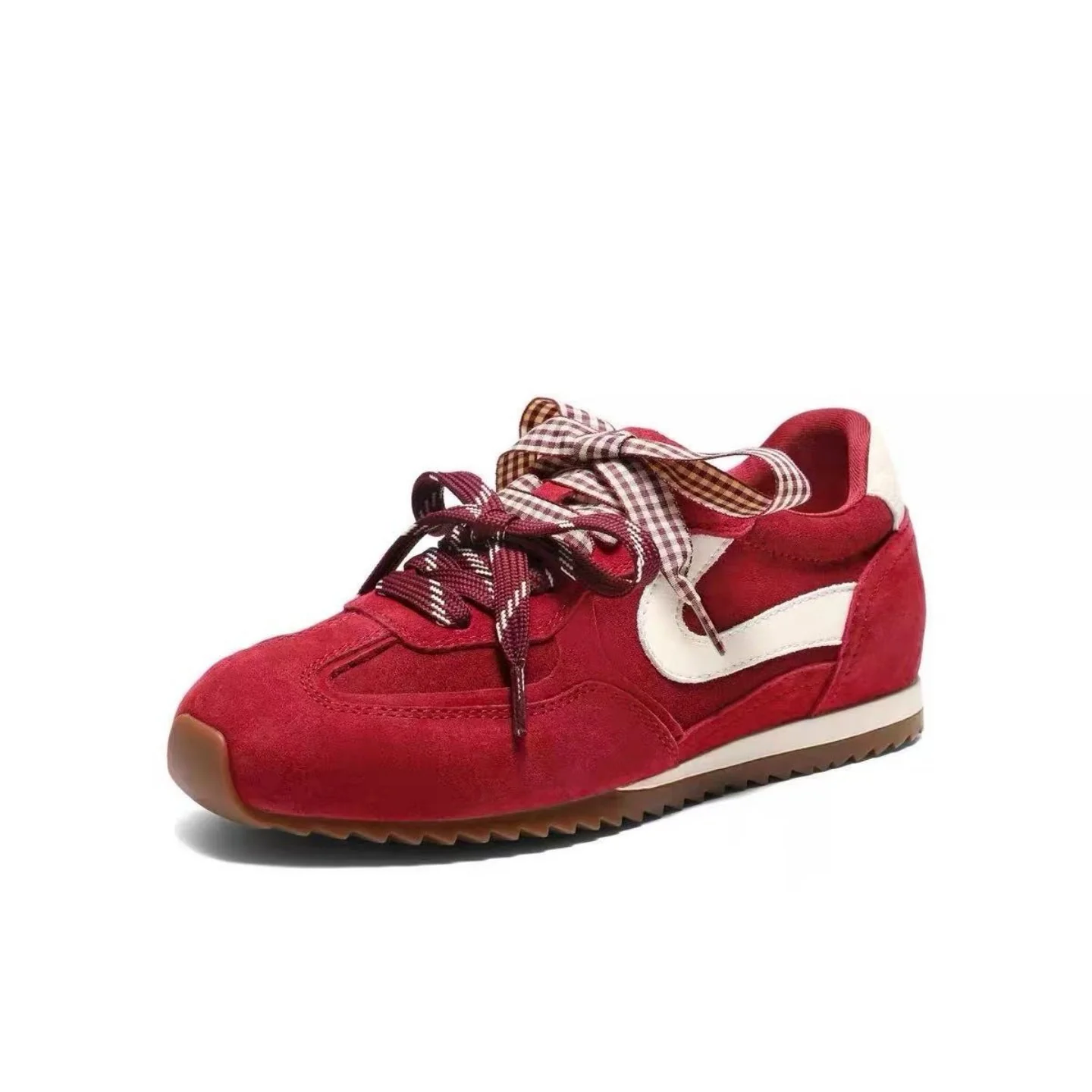 Damen Retro Sneakers mit hochwertigem Wildleder und modischem Riemen Heidi Mode - Image 8