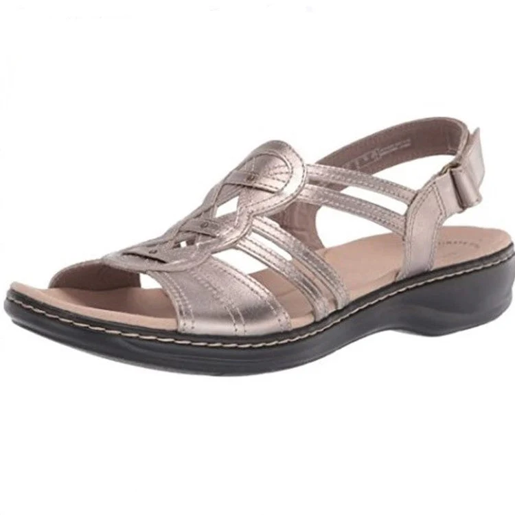 Damen Riemchen-Sandalen mit Komfortsohle und Verstellbarem Riemen Heidi-Mode - Image 4