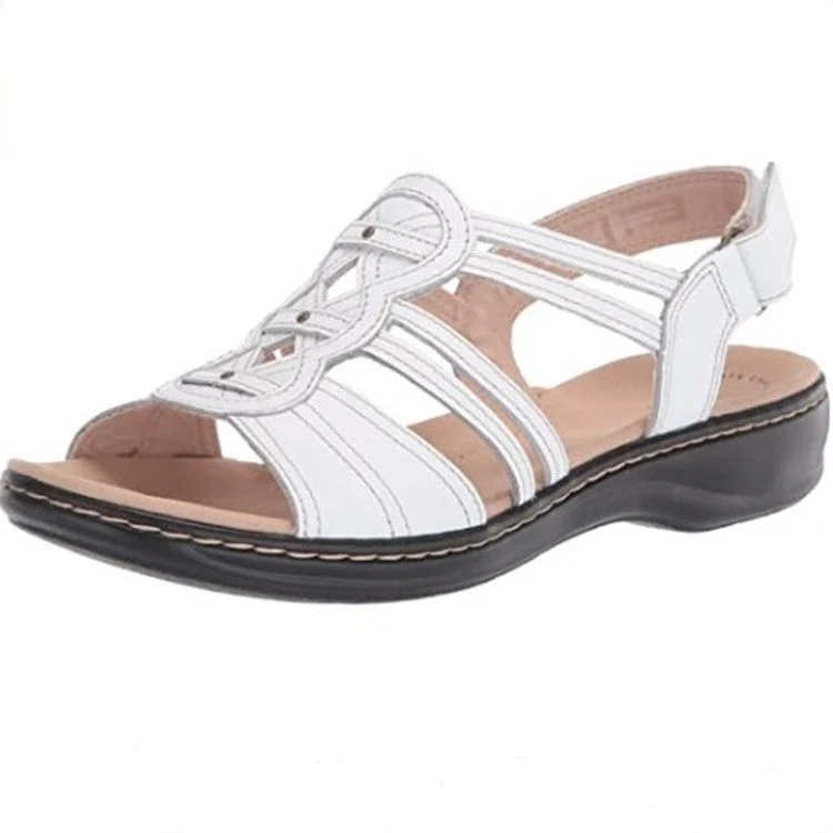 Damen Riemchen-Sandalen mit Komfortsohle und Verstellbarem Riemen Heidi-Mode - Image 8