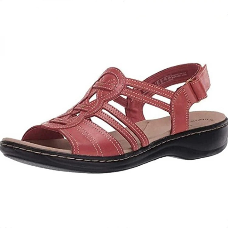 Damen Riemchen-Sandalen mit Komfortsohle und Verstellbarem Riemen Heidi-Mode - Image 9