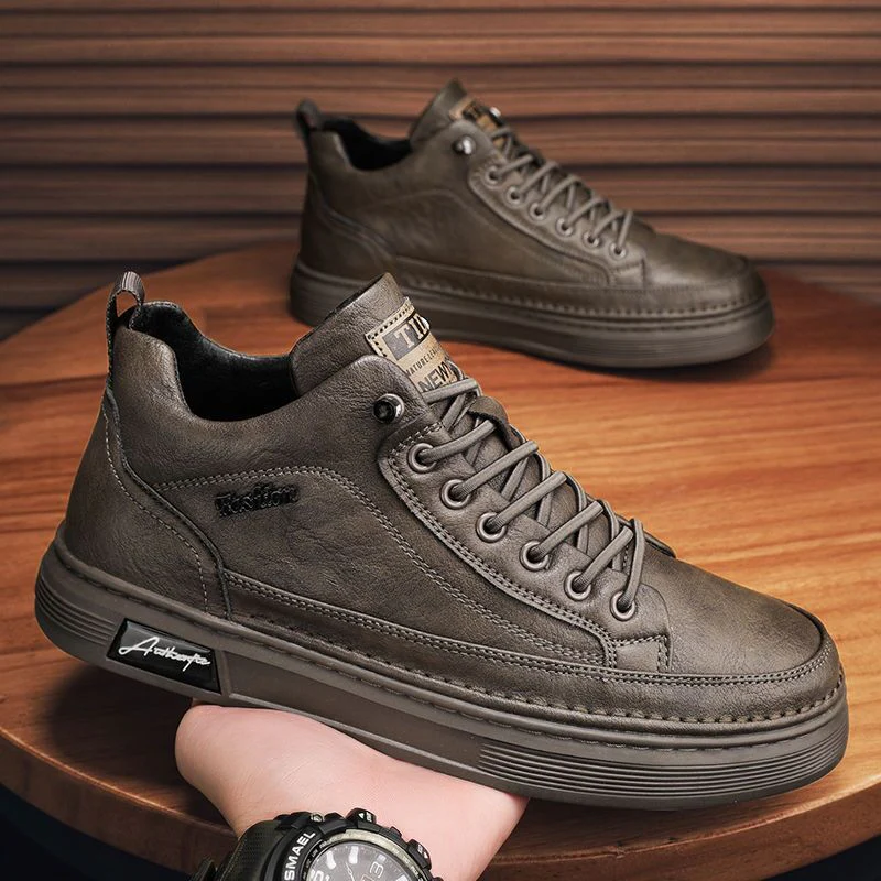 Damen Robuste High-Top Sneakers mit strapazierfähigem Obermaterial Heidi Mode - Image 2