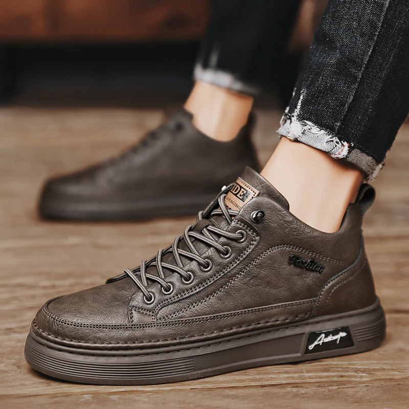 Damen Robuste High-Top Sneakers mit strapazierfähigem Obermaterial Heidi Mode - Image 4