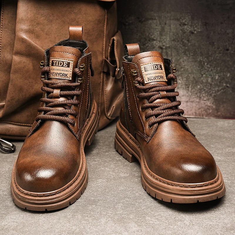 Damen robuste Schnürstiefel im urbanen Stil Heidi Mode - Image 4