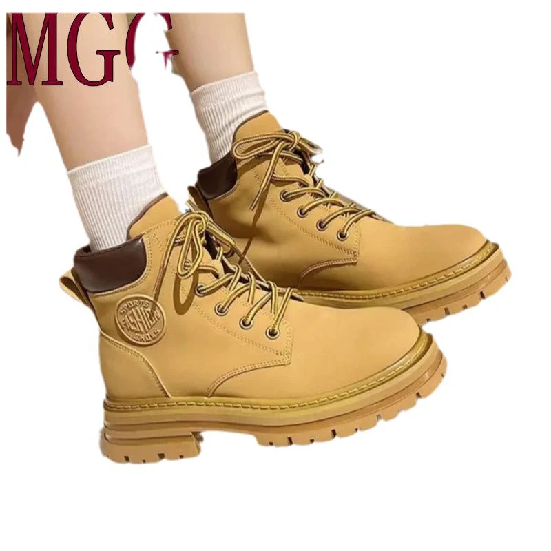 Damen robuste Schnürstiefel mit rutschfester Profilsohle Heidi Mode - Image 5