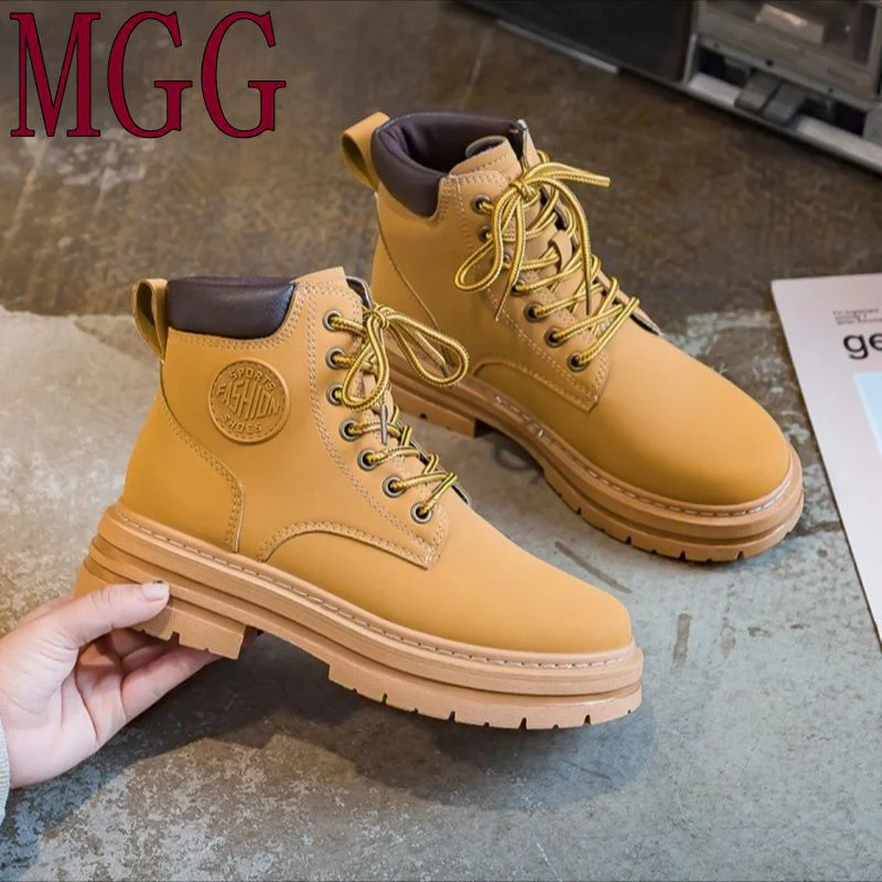Damen robuste Schnürstiefel mit rutschfester Profilsohle Heidi Mode - Image 6