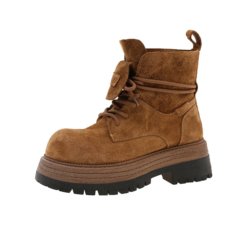 Damen robuste Winterboots mit authentischem Wildleder und stabiler Gummisohle Heidi Mode - Image 6