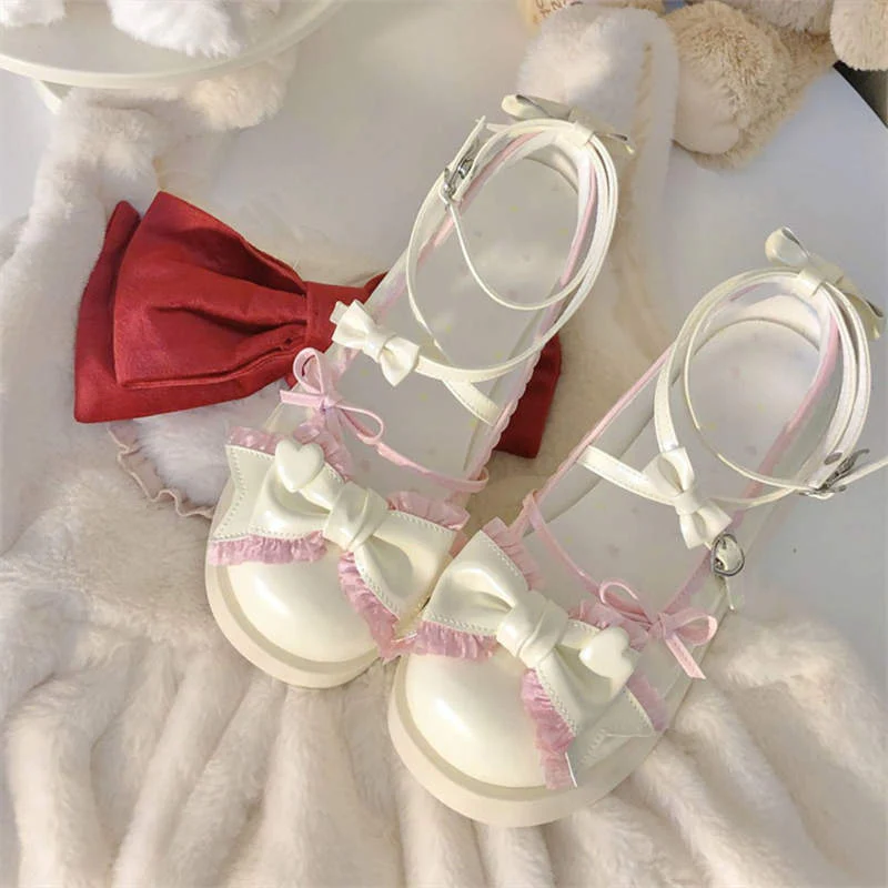 Damen Romantische und verspielte Schnürsandalen mit Schleifen-Details Heidi Mode - Image 3