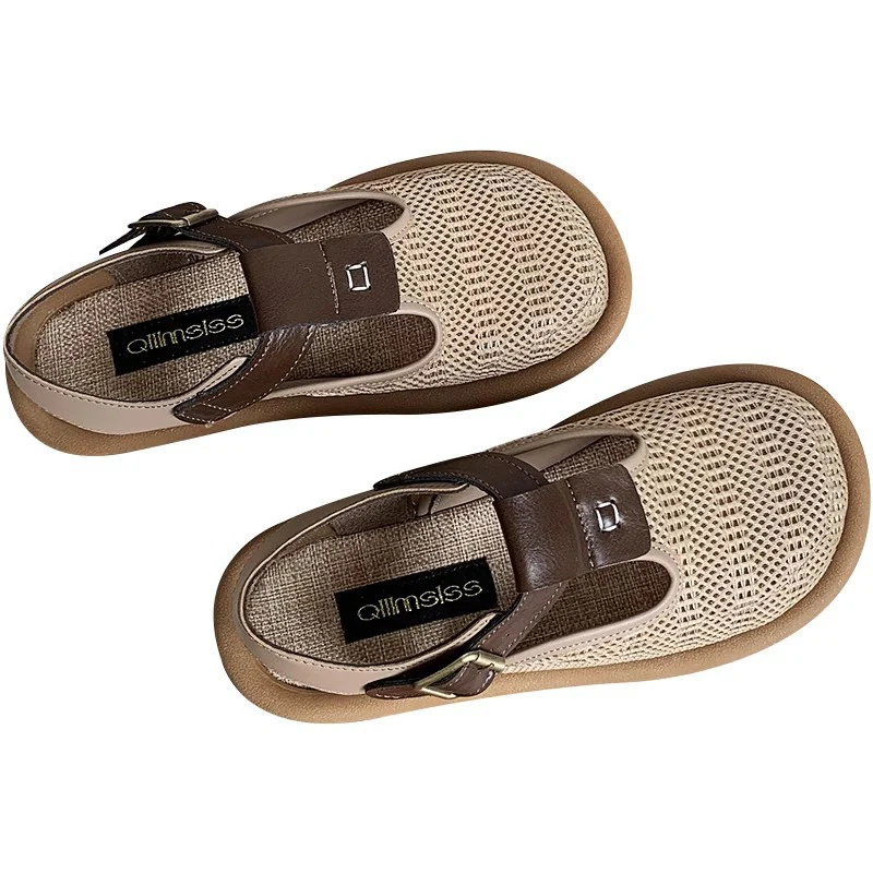 Damen Sandalen mit atmungsaktiver Netzstruktur und verstellbarem Riemen Heidi Mode - Image 5