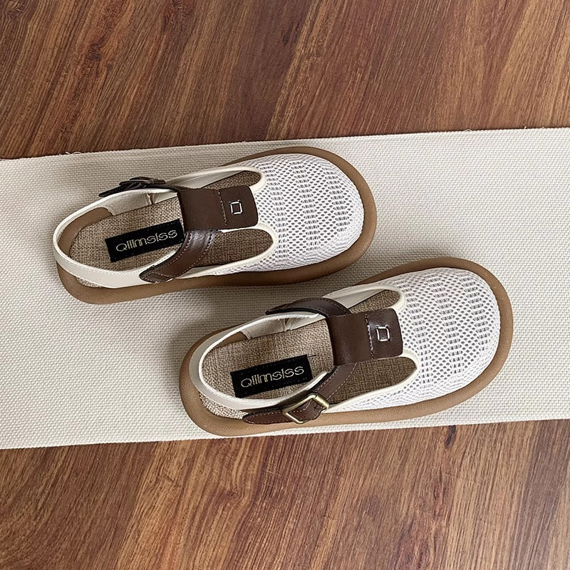 Damen Sandalen mit atmungsaktiver Netzstruktur und verstellbarem Riemen Heidi Mode - Image 7