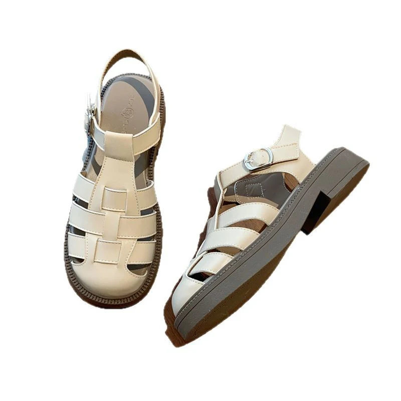 Damen Sandalen mit modernem Leisten und geschlossenen Riemen Heidi Mode - Image 5