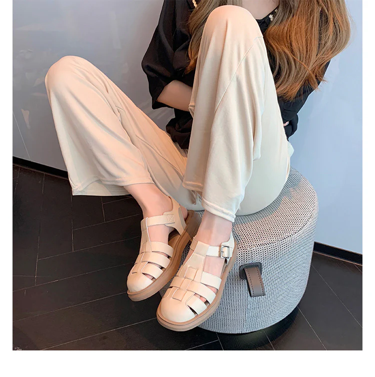 Damen Sandalen mit verstellbarem Riemen und rutschfester Sohle Heidi Mode - Image 4