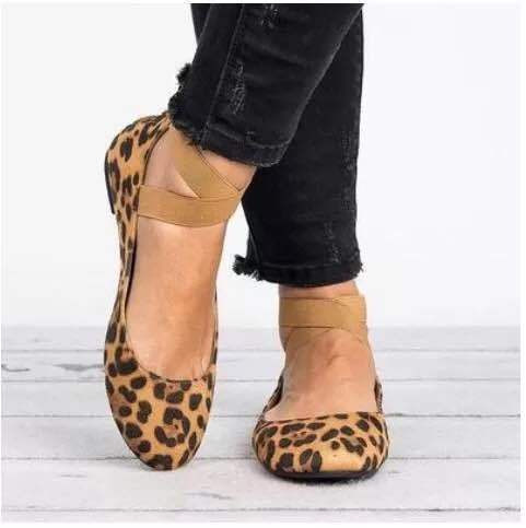 Damen Schicke Ballerinas mit elastischem Kreuzriemen und weichem Obermaterial Heidi Mode - Image 3