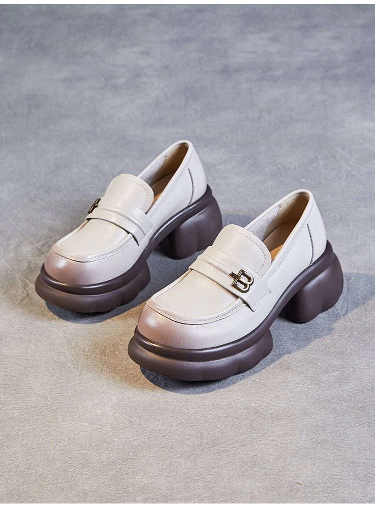 Damen schicke Loafer mit modischem Plateau und eleganter Schnalle Heidi Mode - Image 7