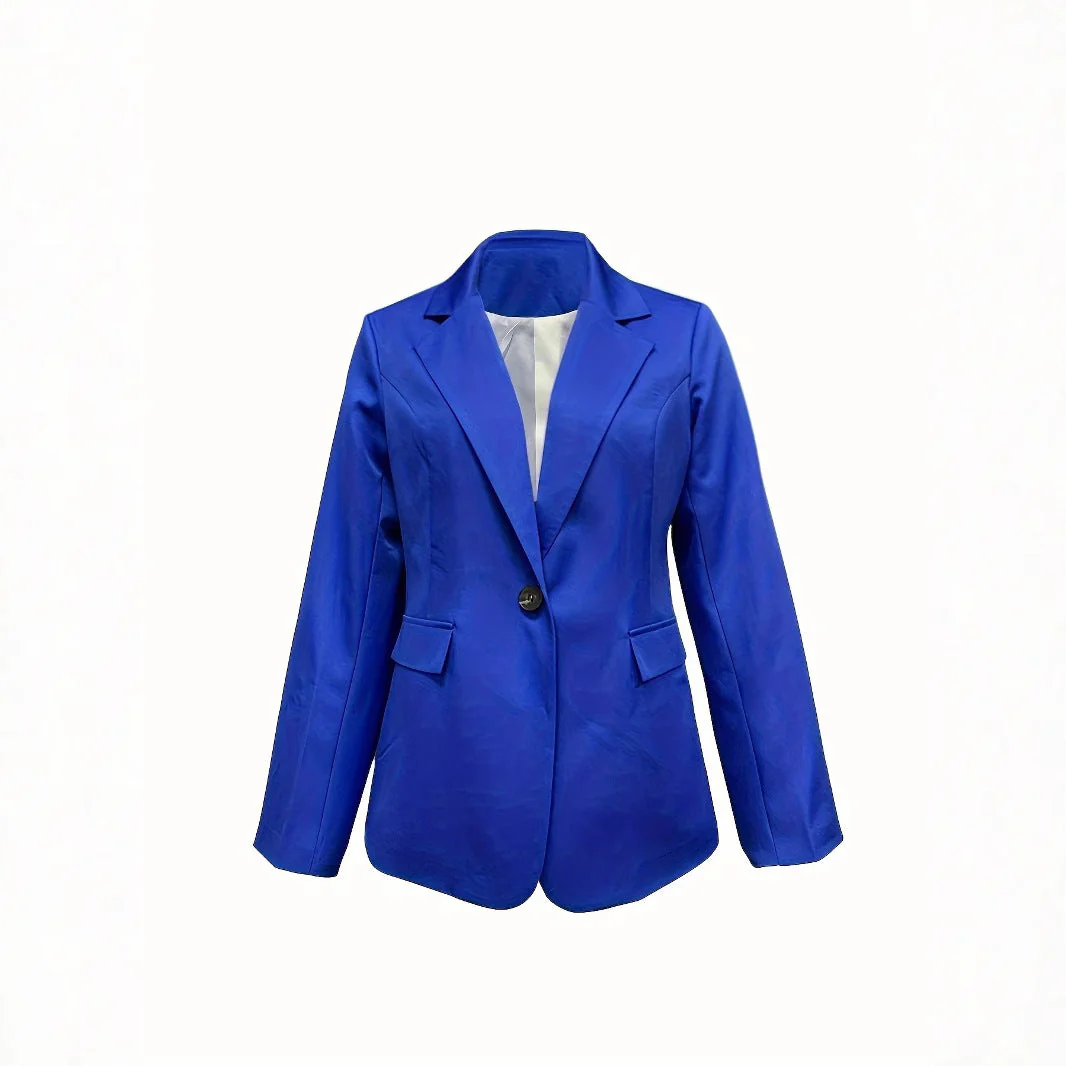 Damen Schicker Blazer mit Schmalem Schnitt und Modernen Taschen Heidi-Mode - Image 2