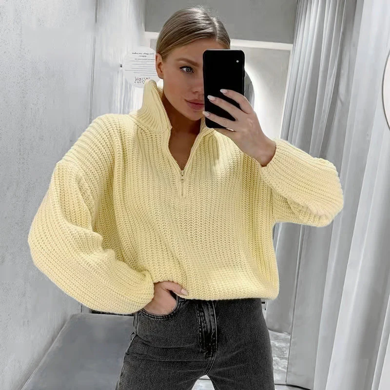 Damen schicker Pullover im lässigen Strickstil Heidi-Mode - Image 2