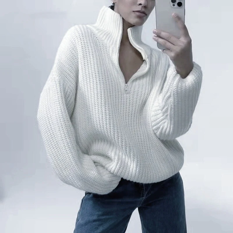 Damen schicker Pullover im lässigen Strickstil Heidi-Mode - Image 3