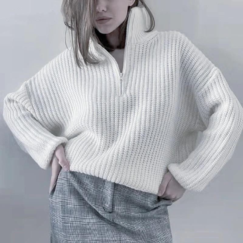Damen schicker Pullover im lässigen Strickstil Heidi-Mode - Image 5