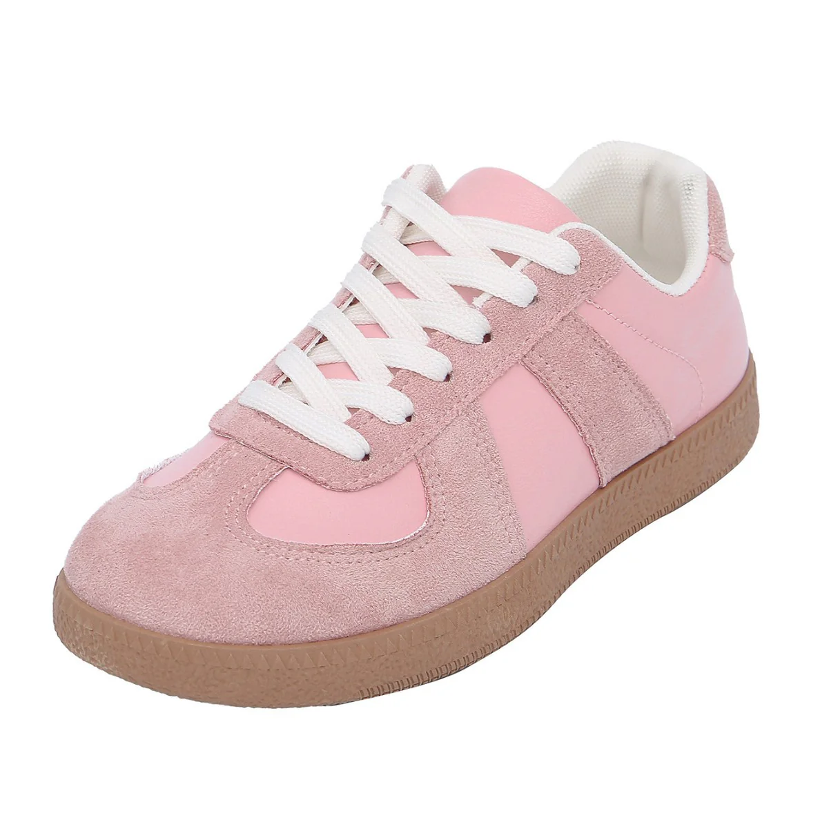 Damen Schnür-Sneaker aus Wildleder und Kunstleder Heidi Mode - Image 5