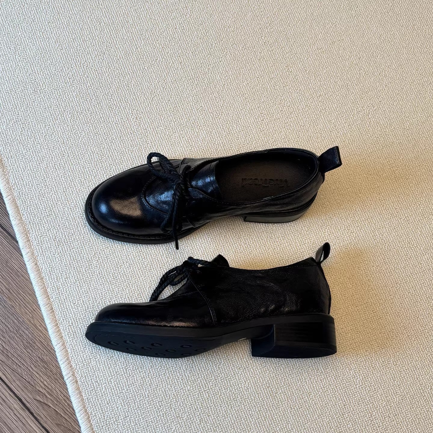 Damen Schnürschuhe aus hochwertigem Leder mit modischem Detail und Komfortsohle Heidi Mode - Image 3