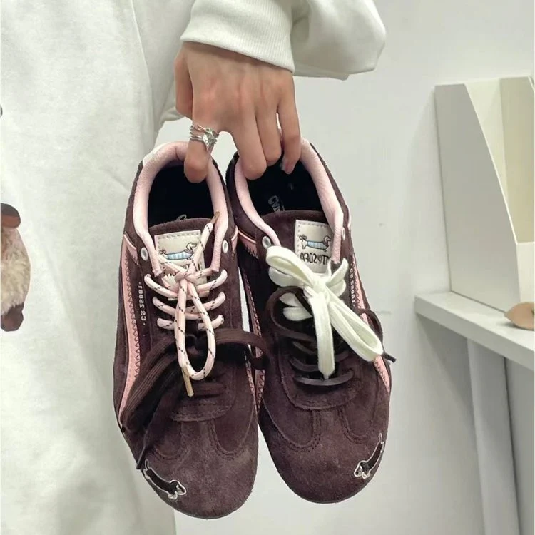 Damen Schnürschuhe mit halbhohem Schnitt und schicker Applikation Heidi Mode - Image 2