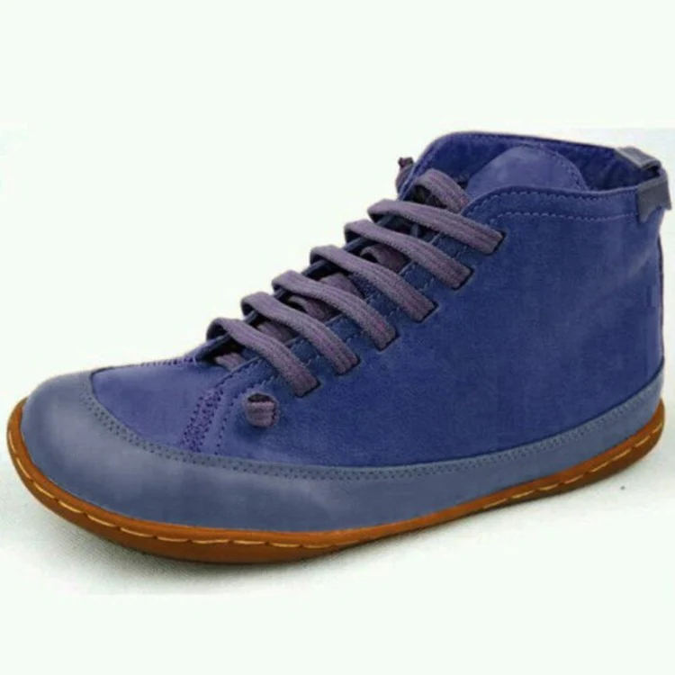 Damen Schnürstiefel mit modischer Textil-Oberfläche und rutschfester Sohle Heidi Mode - Image 3