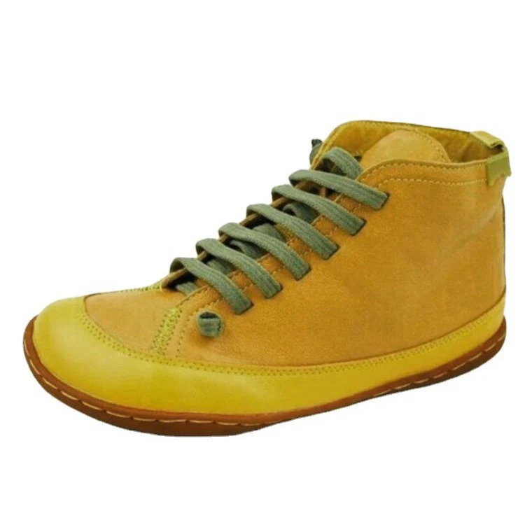 Damen Schnürstiefel mit modischer Textil-Oberfläche und rutschfester Sohle Heidi Mode - Image 5