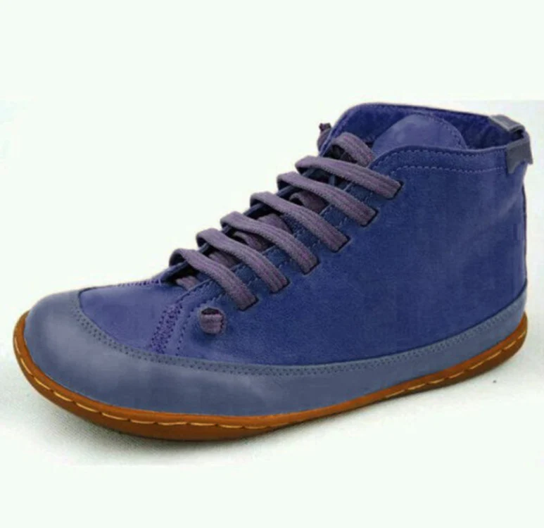 Damen Schnürstiefel mit modischer Textil-Oberfläche und rutschfester Sohle Heidi Mode - Image 6