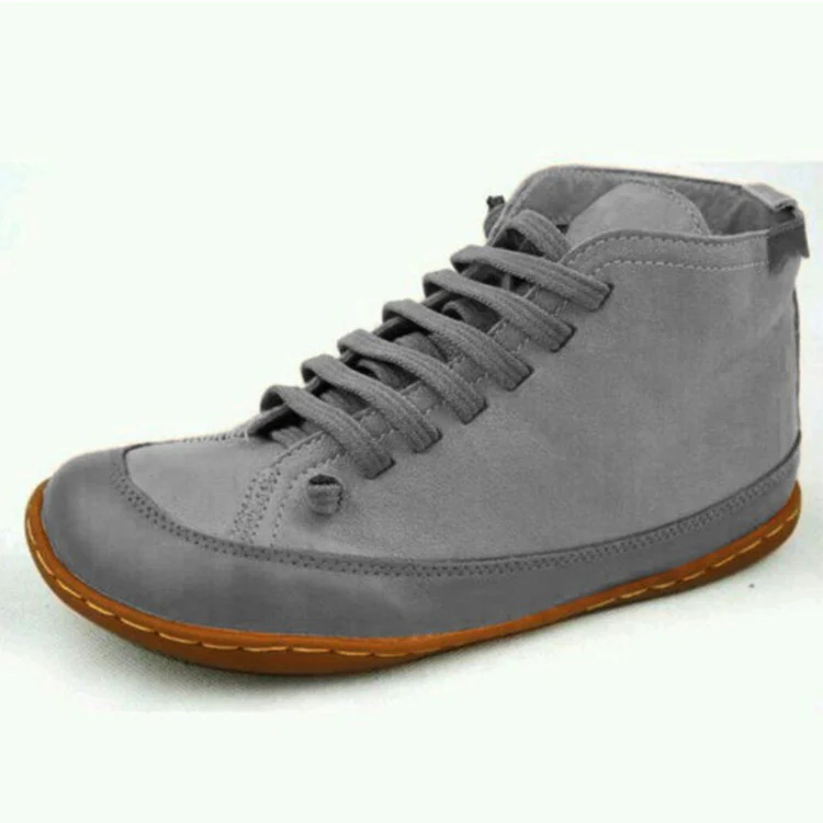 Damen Schnürstiefel mit modischer Textil-Oberfläche und rutschfester Sohle Heidi Mode - Image 7