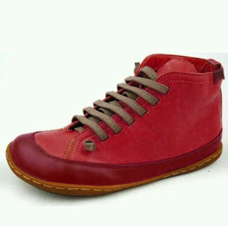 Damen Schnürstiefel mit modischer Textil-Oberfläche und rutschfester Sohle Heidi Mode - Image 8