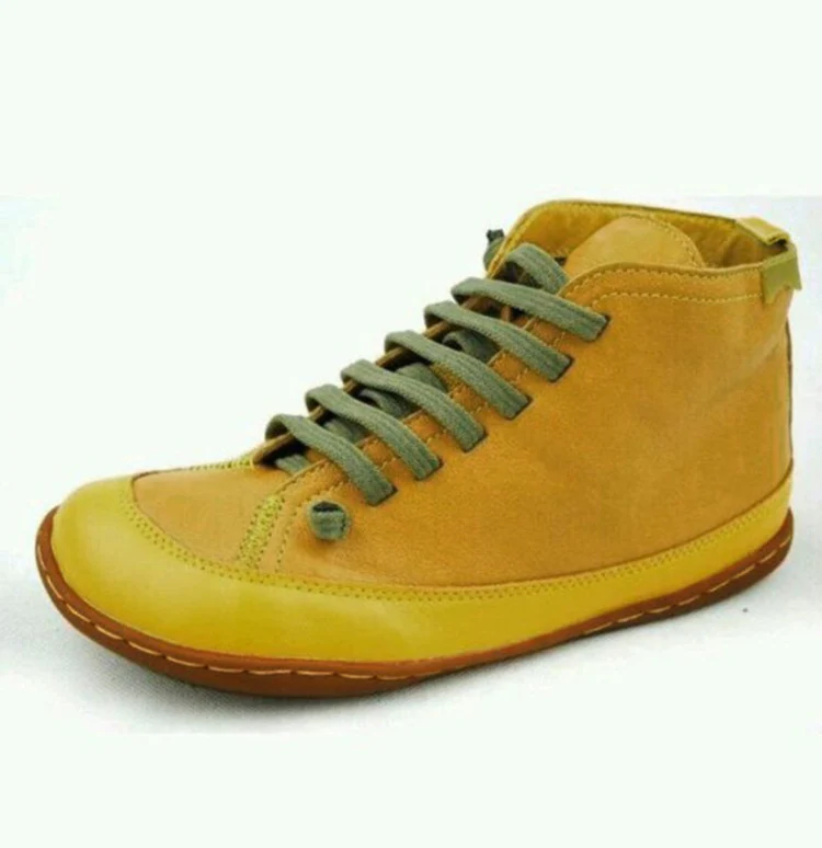 Damen Schnürstiefel mit modischer Textil-Oberfläche und rutschfester Sohle Heidi Mode - Image 9