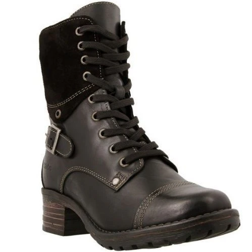 Damen Schnürstiefel mit robustem Design und modischer Schnalle Heidi Mode - Image 5