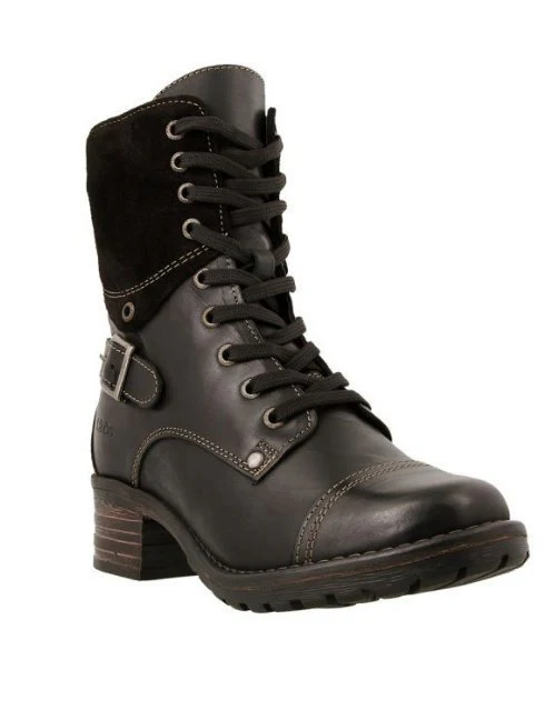 Damen Schnürstiefel mit robustem Design und modischer Schnalle Heidi Mode - Image 7