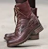 Damen Schnürstiefel mit robustem Design und modischer Schnalle Heidi Mode - Image 8