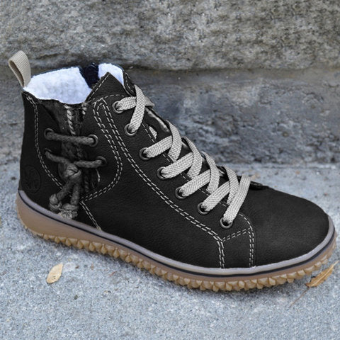 Damen Schnürstiefeletten mit gemütlichem Futter und robustem Sohlenprofil Heidi Mode - Image 3