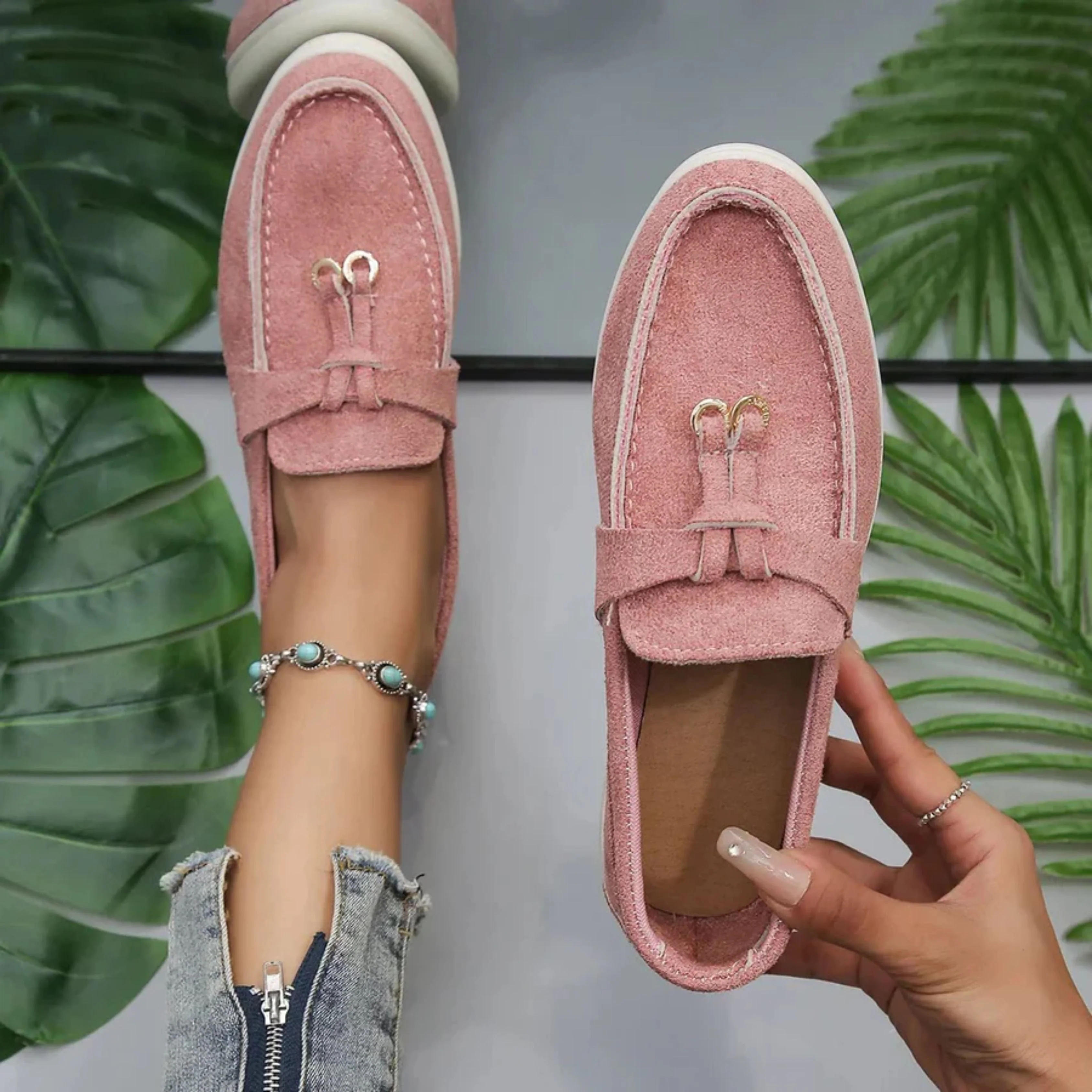 Damen Schuhe | Slipper | Bequem | Wildleder Damen Schuhe | Damen Schuhe Heidi Mode - Image 8