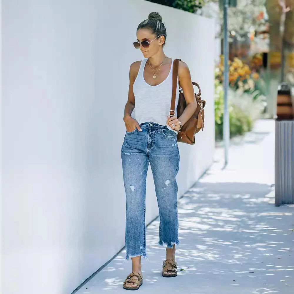 Damen Skinny High-Waist Jeans Heidi-Mode - Image 4