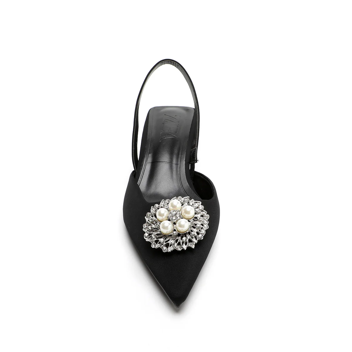 Damen Sling-Pumps mit elegantem Perlenschmuck und bequemer Laufsohle Heidi Mode - Image 4